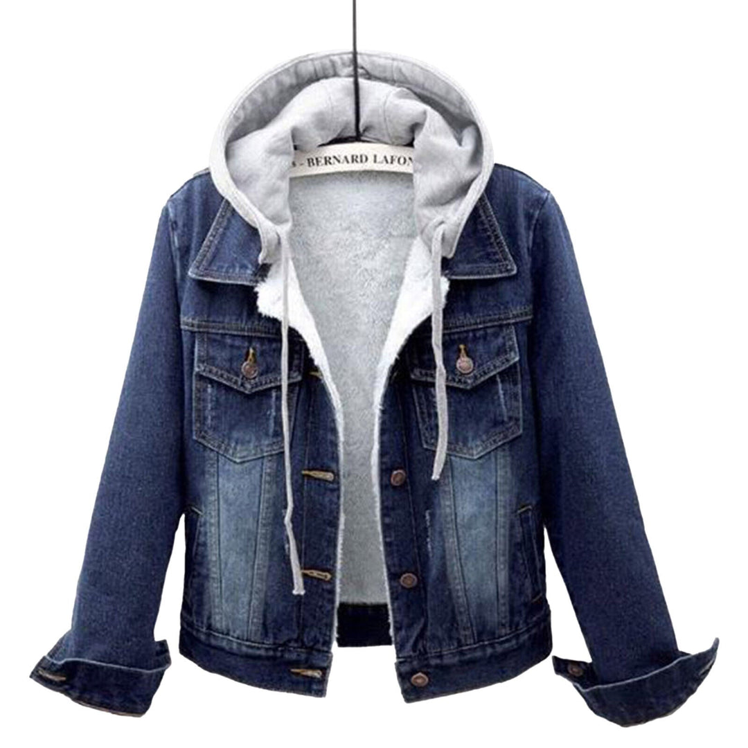 R&B | Plus Size Kapuzen-Denimjacke - Stilvoll & Bequem