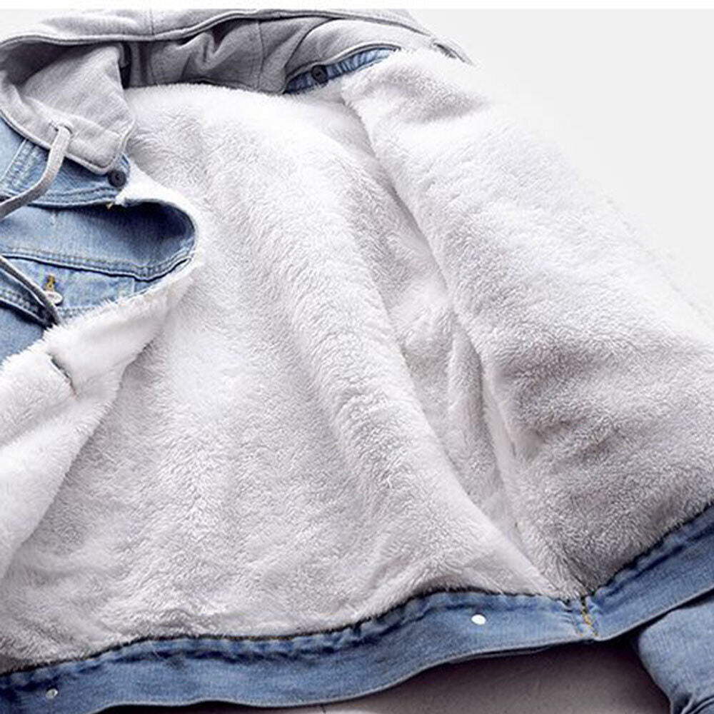 R&B | Plus Size Kapuzen-Denimjacke - Stilvoll & Bequem
