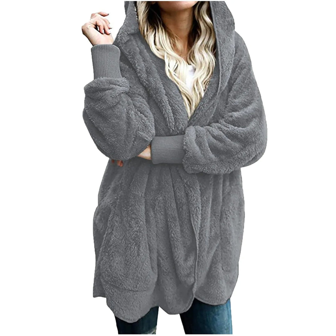 R&B | Plüschsamt Plus Size Wintermantel