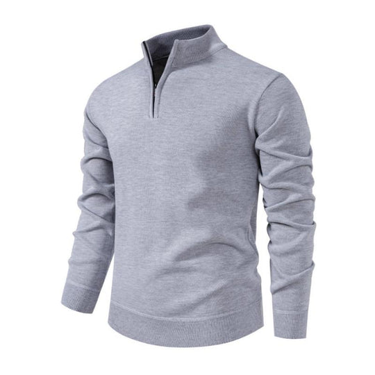 R&B | Halb-zip Strickpullover Weich und Warm Zeitloses Design