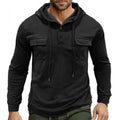 R&B | Lässiger Hoodie mit Knöpfen Soft und Komfortabel Praktisches Design
