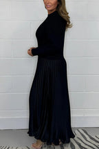 R&B | Langer Pullover Mit Faltenrock