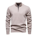 R&B | Halb-zip Strickpullover Weich und Warm Zeitloses Design