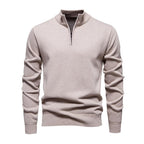 R&B | Halb-zip Strickpullover Weich und Warm Zeitloses Design