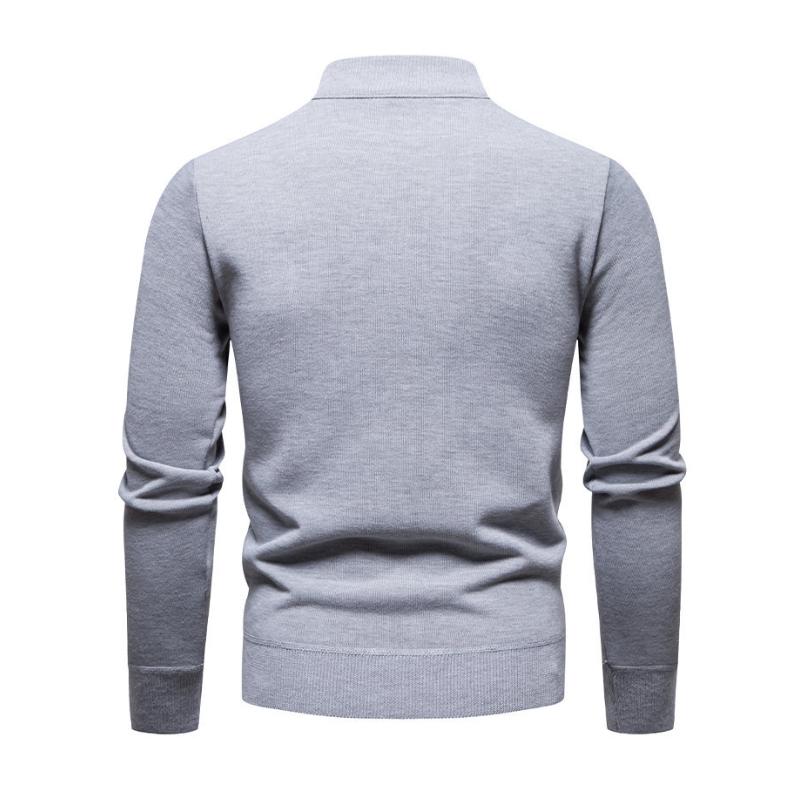 R&B | Halb-zip Strickpullover Weich und Warm Zeitloses Design