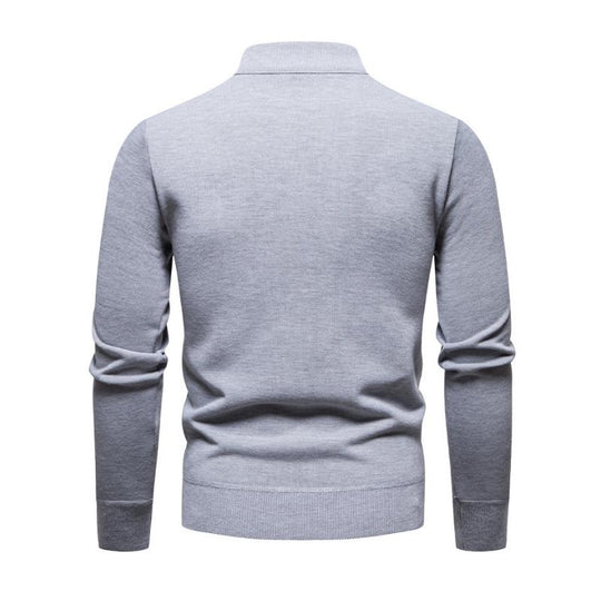 R&B | Halb-zip Strickpullover Weich und Warm Zeitloses Design