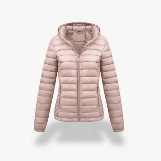 R&B | Damen Gesteppte Pufferjacke mit Kapuze