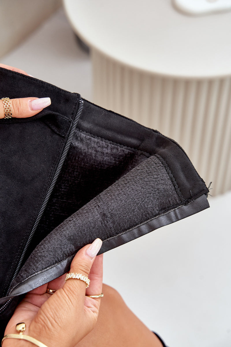 R&B | Elegante Kniehoge Stiefel mit Riemchen