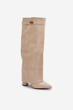 R&B | Elegante Kniehoge Stiefel mit Riemchen