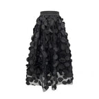 Schicker Damen Rock aus Polka Dot & Tüll-Patchwork | R&B