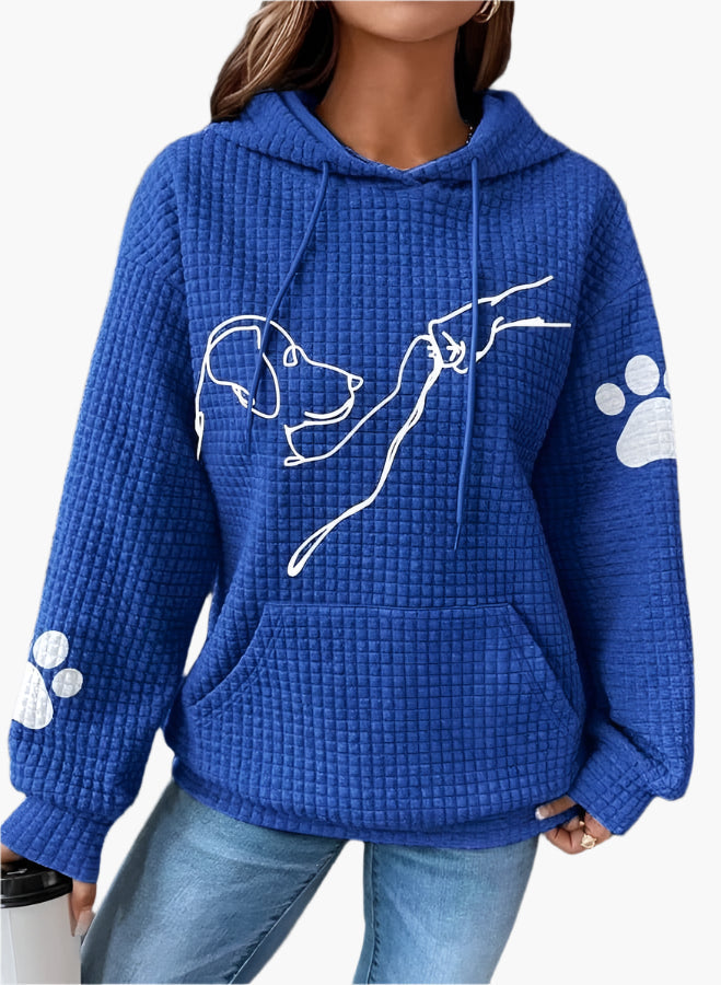 R&B | Kapuzenpullover mit Hundemotiv - Bequemer Hoodie für HundeliR&Bhaber, Freizeit & Alltag