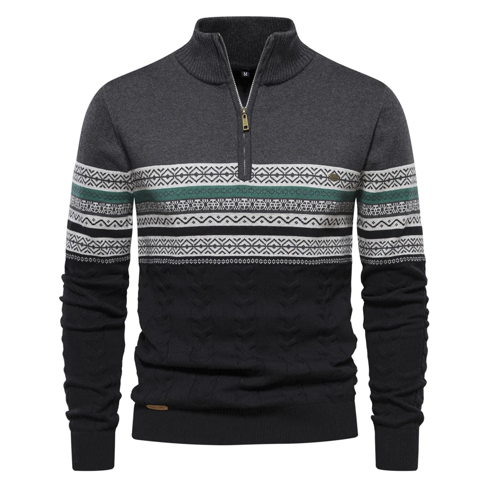 R&B | Premium Retro-Muster Pullover