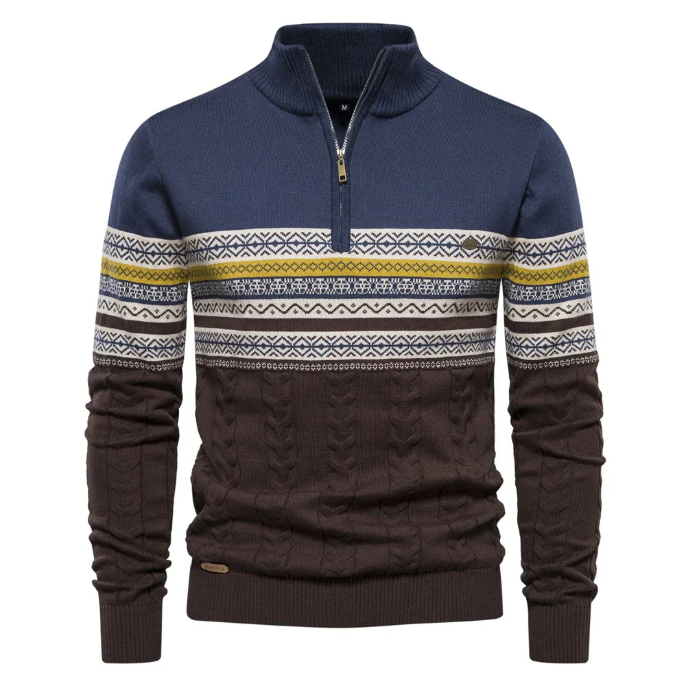 R&B | Premium Retro-Muster Pullover