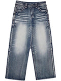 R&B | Hop Gewaschene Distressed Hoher Taille Baggy Jeans