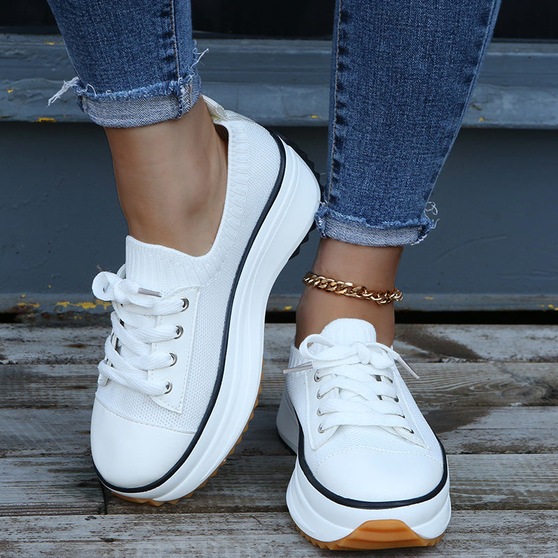 SchwarzWeißer Chunky Sneaker R&B
