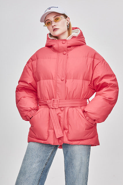 R&B | Damen-Steppjacke mit Gürtel "Street Chic"