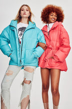 R&B | Damen-Steppjacke mit Gürtel "Street Chic"