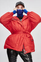 R&B | Damen-Steppjacke mit Gürtel "Street Chic"