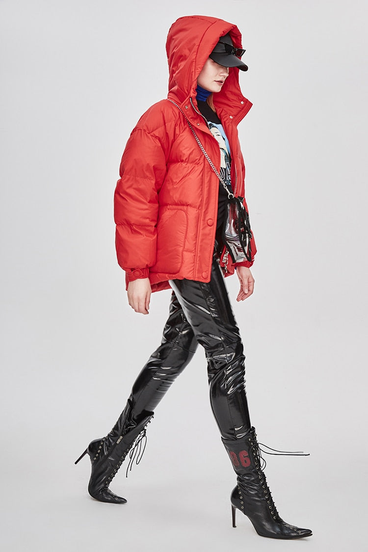 R&B | Damen-Steppjacke mit Gürtel "Street Chic"