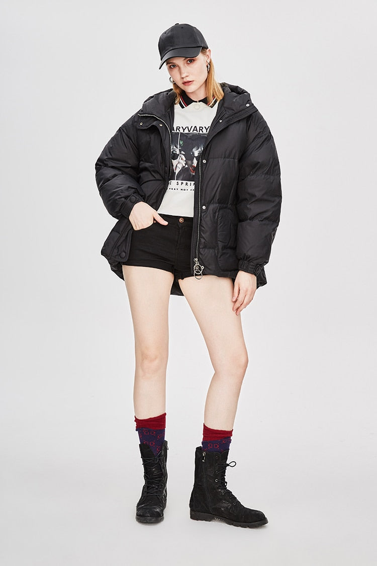 R&B | Damen-Steppjacke mit Gürtel "Street Chic"