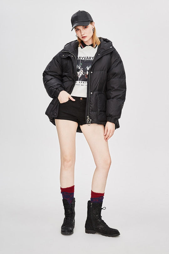 R&B | Damen-Steppjacke mit Gürtel "Street Chic"
