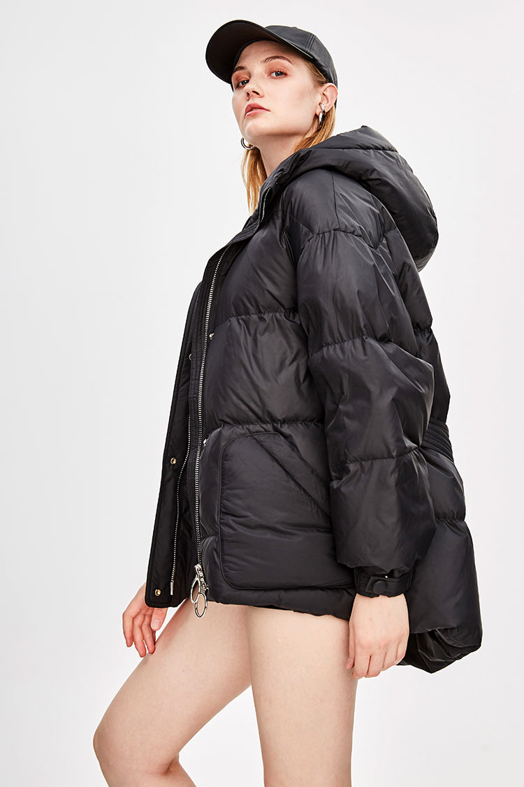 R&B | Damen-Steppjacke mit Gürtel "Street Chic"
