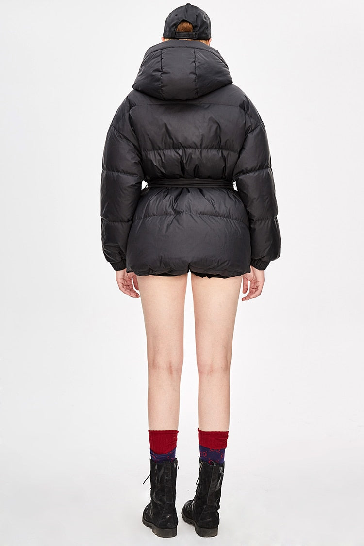 R&B | Damen-Steppjacke mit Gürtel "Street Chic"
