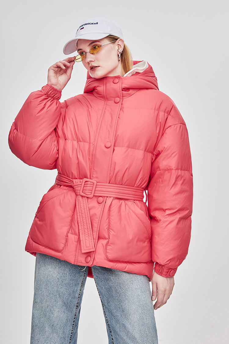 R&B | Damen-Steppjacke mit Gürtel "Street Chic"