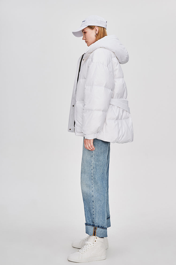 R&B | Damen-Steppjacke mit Gürtel "Street Chic"