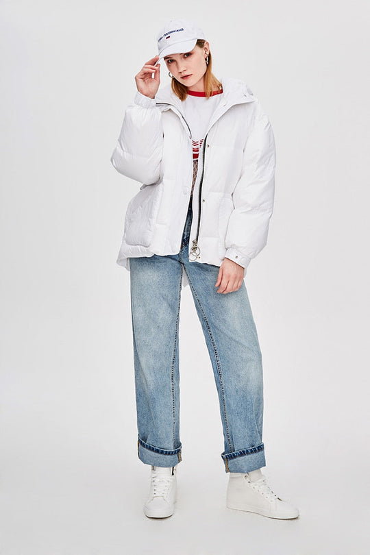 R&B | Damen-Steppjacke mit Gürtel "Street Chic"