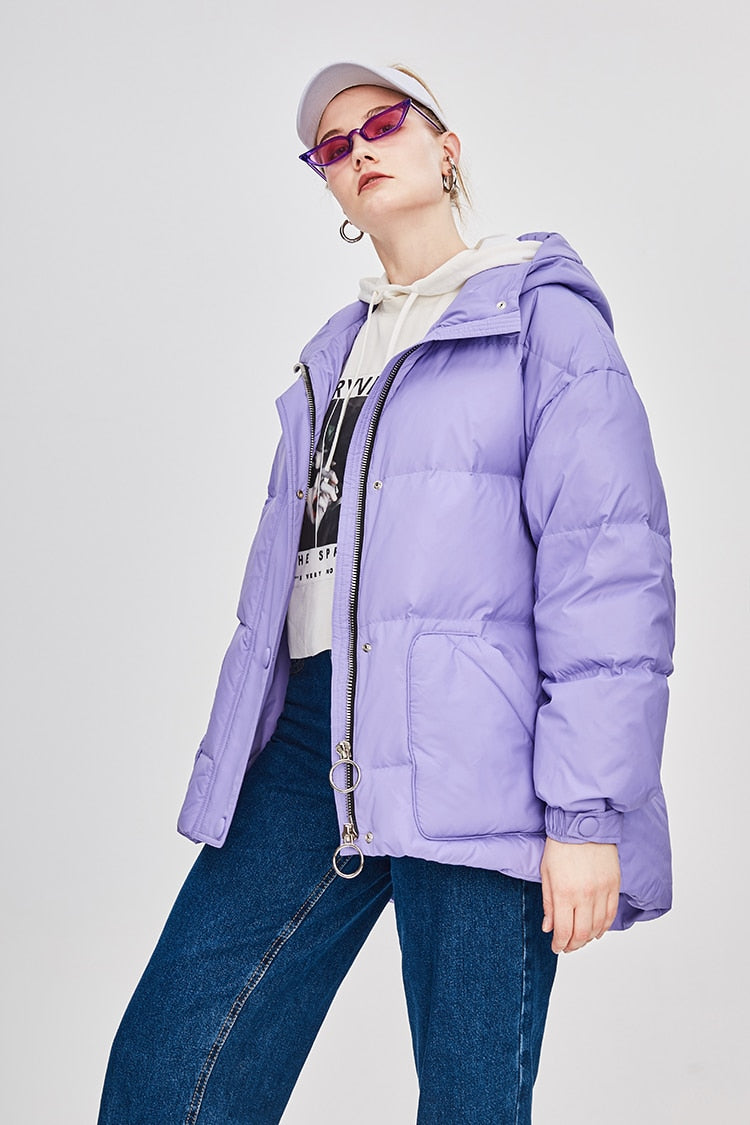 R&B | Damen-Steppjacke mit Gürtel "Street Chic"