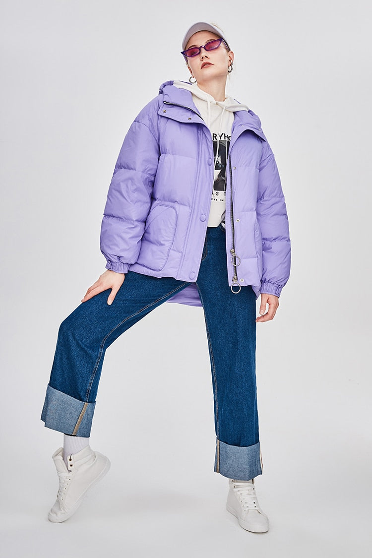 R&B | Damen-Steppjacke mit Gürtel "Street Chic"