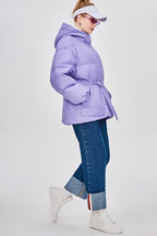 R&B | Damen-Steppjacke mit Gürtel "Street Chic"