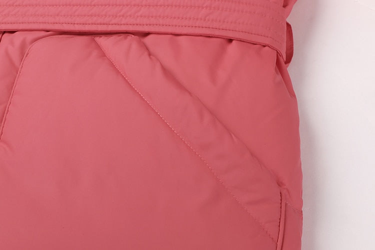 R&B | Damen-Steppjacke mit Gürtel "Street Chic"