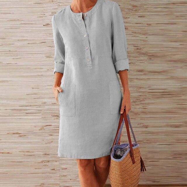 R&B | Kleid Aus Midi-Länge für Frauen