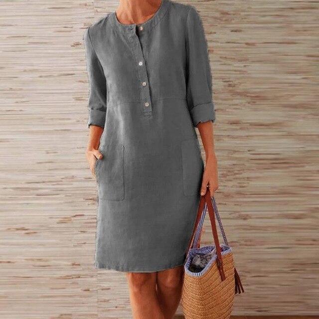 R&B | Kleid Aus Midi-Länge für Frauen