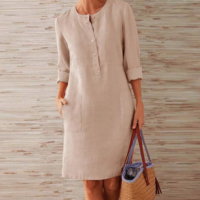 R&B | Kleid Aus Midi-Länge für Frauen