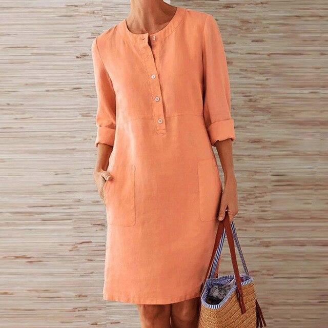 R&B | Kleid Aus Midi-Länge für Frauen