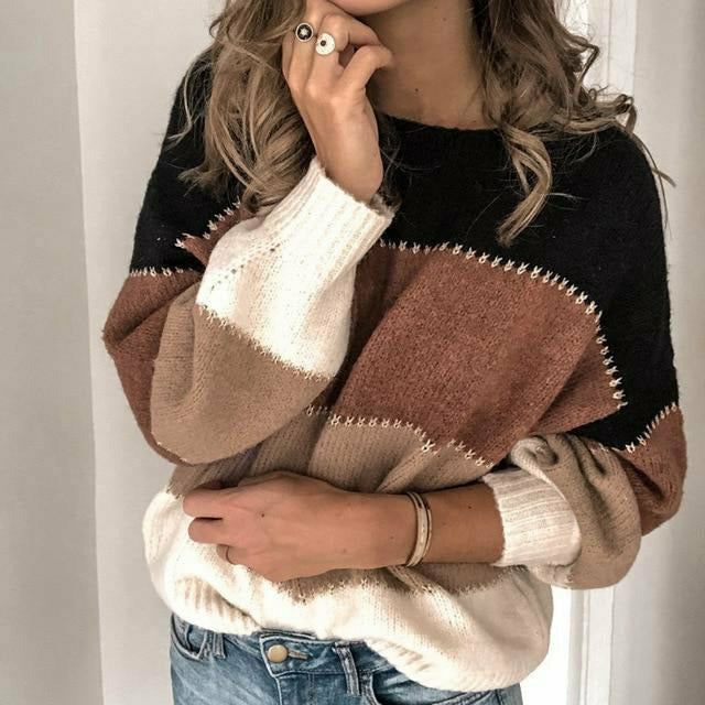 R&B | O-Neck Pullover aus Weichem Garn