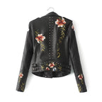 R&B | Geblümte Lederjacke