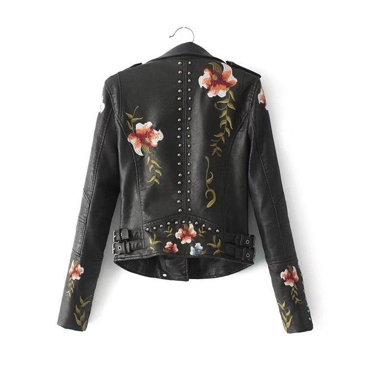 R&B | Geblümte Lederjacke