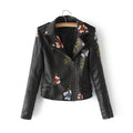 R&B | Geblümte Lederjacke