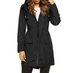 R&B | Leichte Regenjacke für Damen mit Kapuze