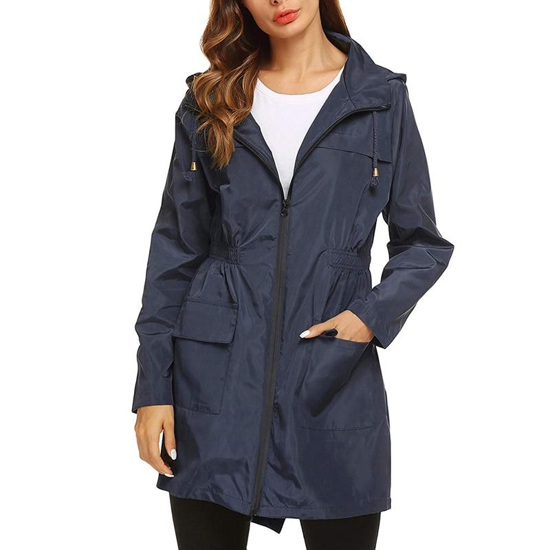 R&B | Leichte Regenjacke für Damen mit Kapuze