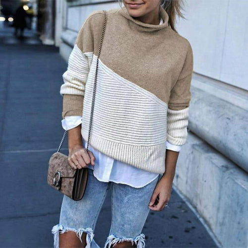 R&B | Lässiger Patchworkpullover