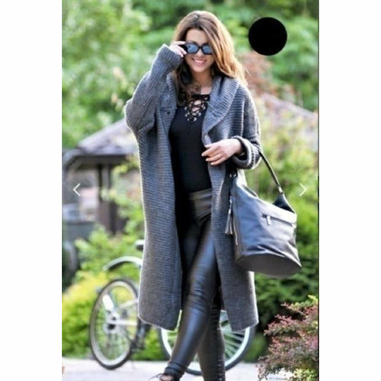 R&B | R&B Lange Strickjacke