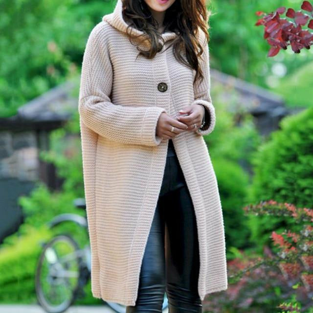 R&B | R&B Lange Strickjacke