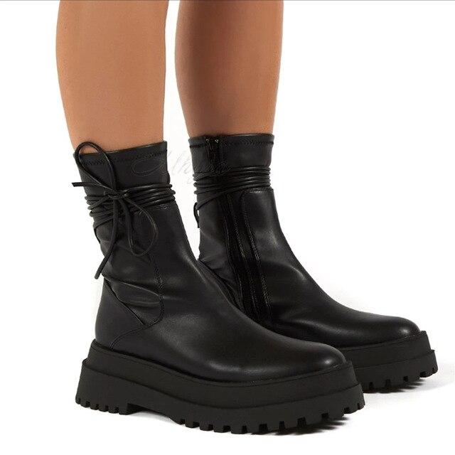 Lässige rutschfeste stiefel