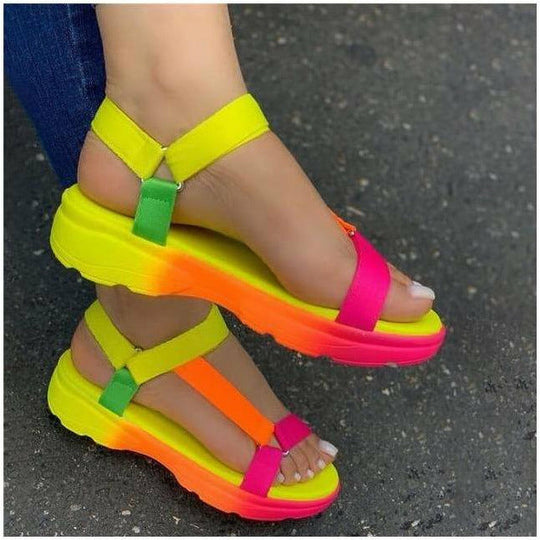 R&B | Bunte Bequeme Sandalen