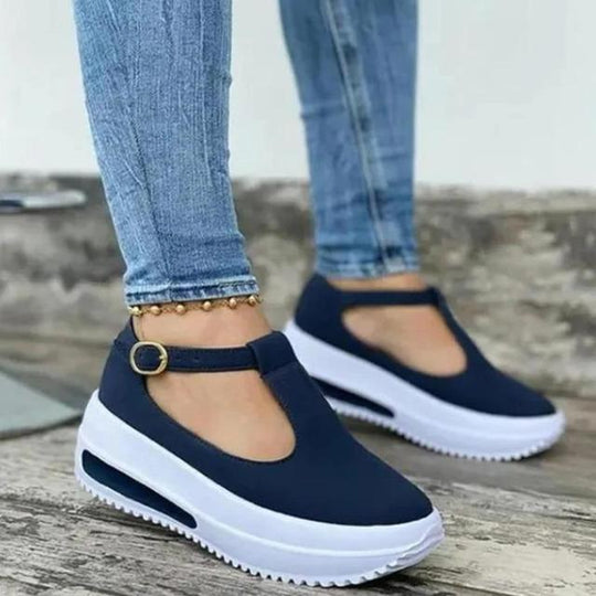 Bequeme Schuhe mit dicker Sohle R&B